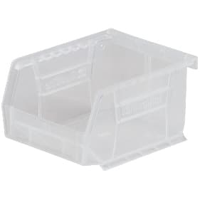 Akrobins 10 lbs Storage Bin, Clear, 5-3/8" L x 4-1/8" W x 3" H - Carton of 24 - Image 1