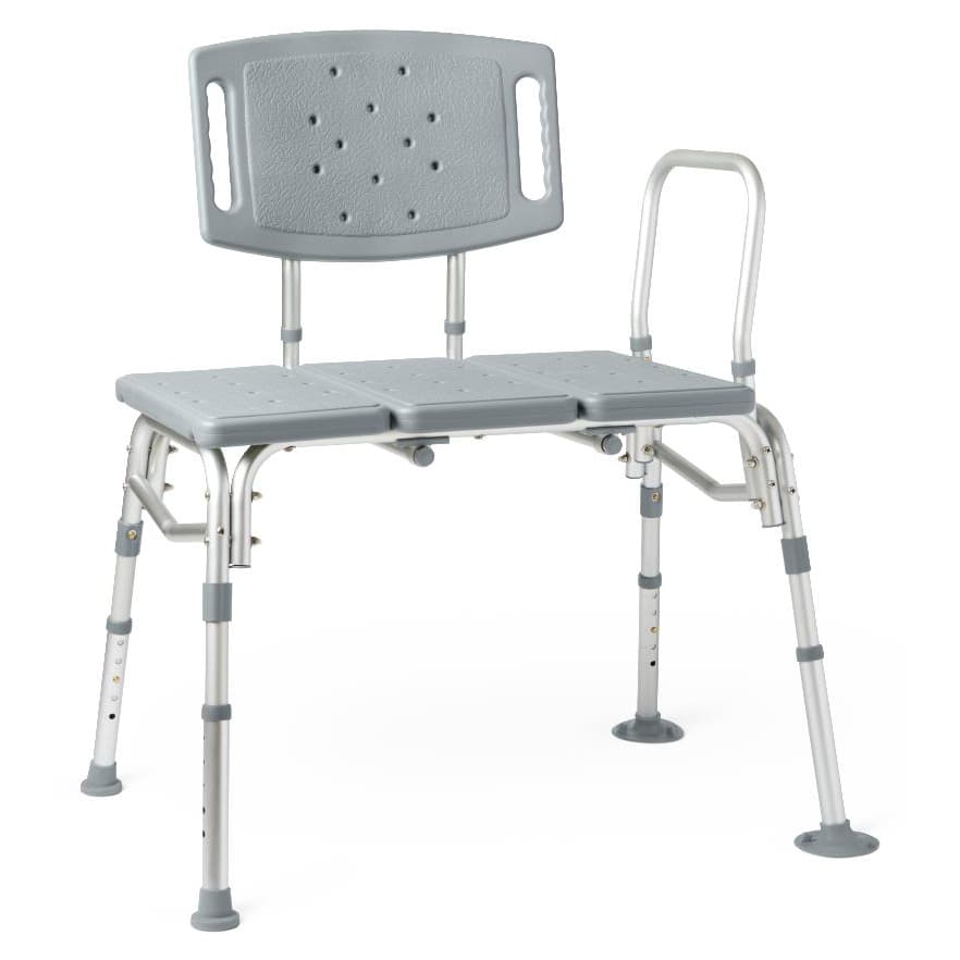 Medline Bariatric Knockdown Transfer Bench - Image 1