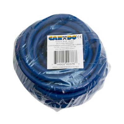 CanDo Latex Exercise Tubing, 25 Feet Roll, Blue, Heavy - Image 1