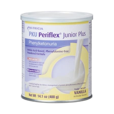 PKU Periflex Junior Plus PKU Oral Supplement, Vanilla, 400 Gram - Each - Image 1