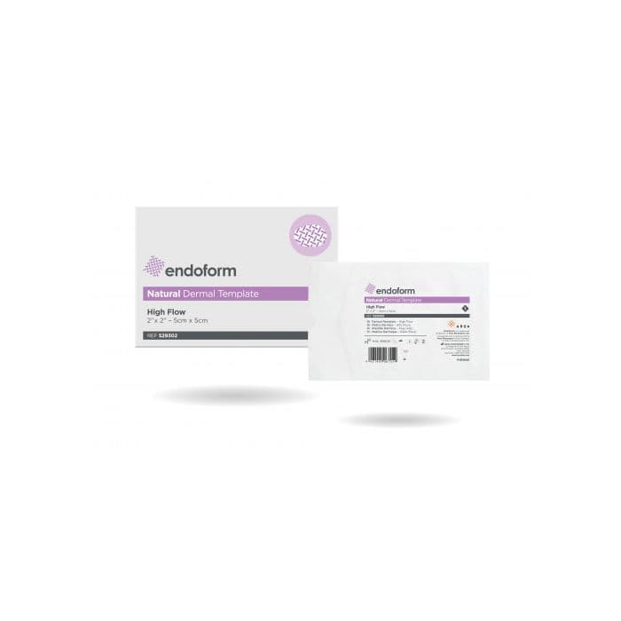Endoform High Flow Natural Dermal Template Collegen Dressing, 2 x 2 Inch - Image 1