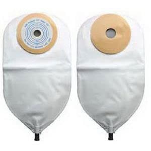 Nu hope 1-Piece Standard urinary pouch, 3/4 Inch Non-Convex - Box of 10 - Image 1