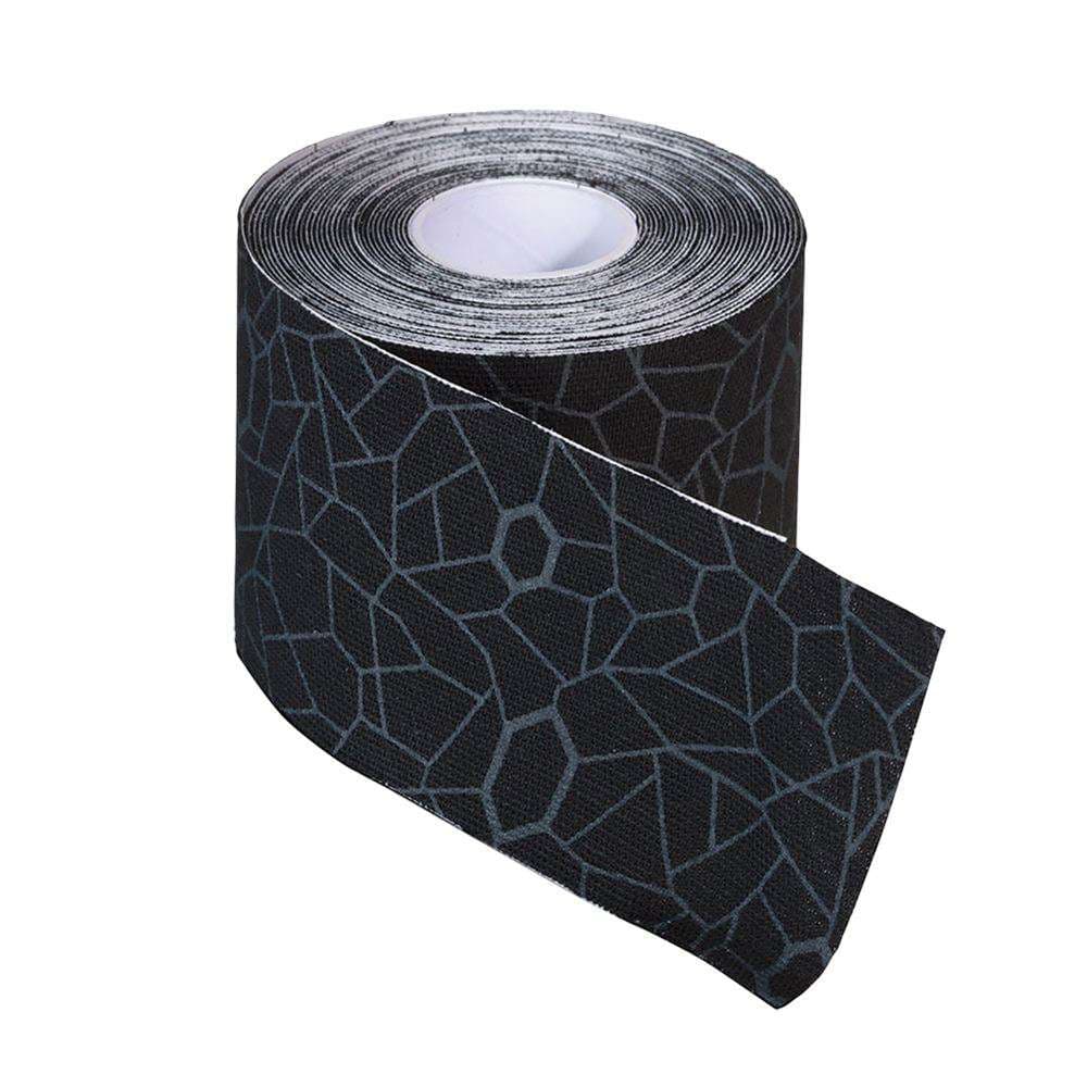 TheraBand Kinesiology Tape 2" x 103.3', Black-Black Print - Each - Image 1
