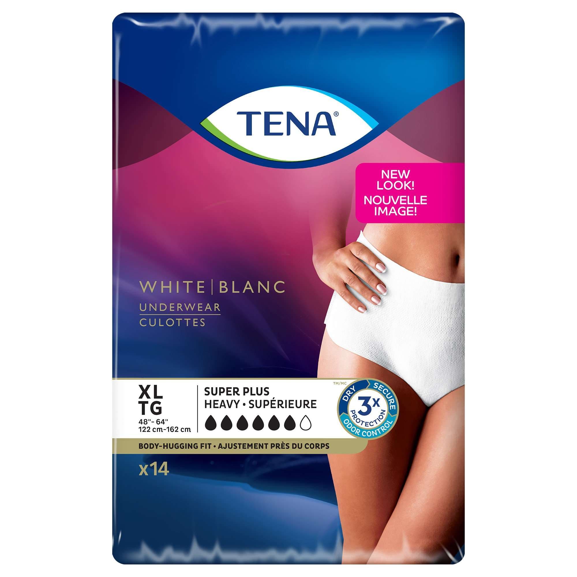 TENA Women Super Plus Heavy Absorbent Underwear, Extra Large - Case of 56 - Image 1