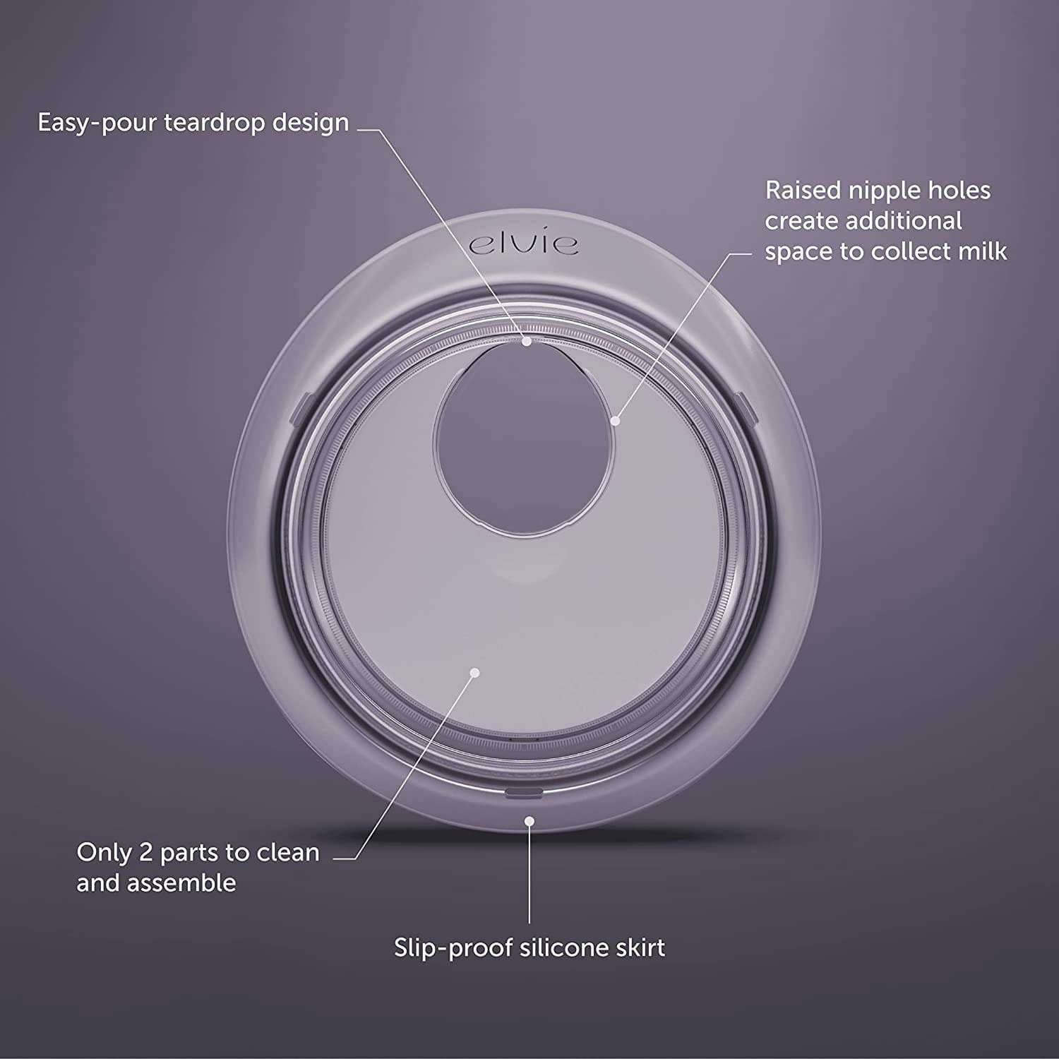 Elvie Catch Breast Milk Collection Cups - Pair of 2 - Image 5