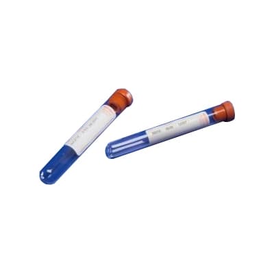 Monoject Venous Blood Collection Tube Silicone Coated, 13 x 75 mm, Round Bottom, 5 mL - Case of 1000 - Image 1