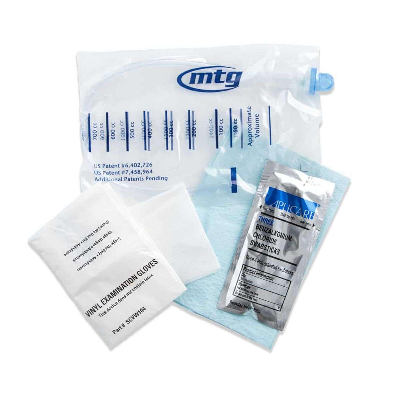 EZ-Advancer Mini-Pak Closed System Intermittent Catheter Kit, 16 Fr, 16" - Each - Image 1
