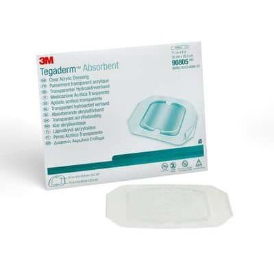 3M Tegaderm Clear Absorbent Acrylic Dressing - Image 7