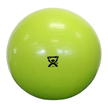 CanDo Inflatable Exercise Ball, 60 Inch, Lime Green, Polybag - Image 1