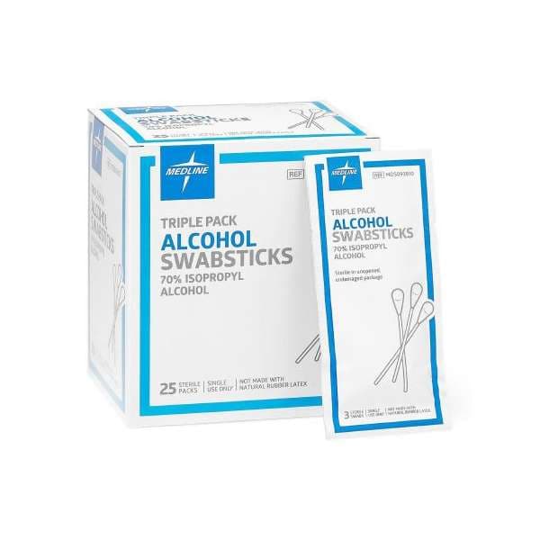 Medline Impregnated Swabstick - Box of 25 - Image 1