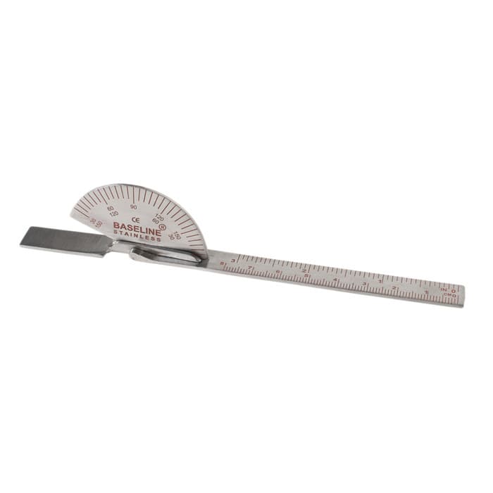 Baseline Stainless Steel Finger Goniometer, Standard Finger, 6 Inch - Image 1