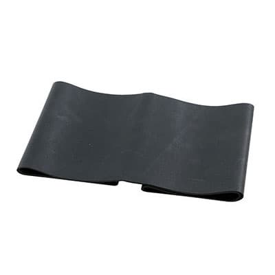 CanDo Latex-Free Exercise Band, 5 Foot Singles, Black, X Heavy - Image 1