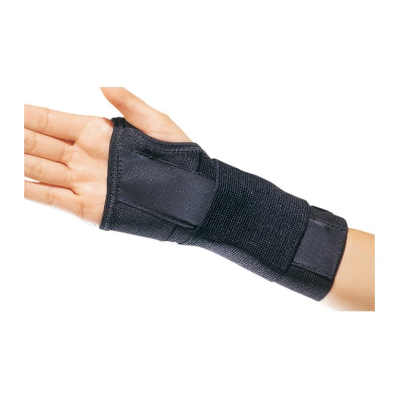 ProCare CTS Contoured elastic Right Hand Black Wrist Brace, Large - Image 1