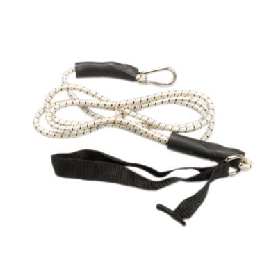 CanDo Exercise Bungee Cord With Attachments, 7 Feet, Black, Extra-heavy - Image 1