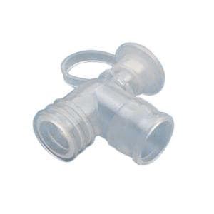 Airlife Elbow Ventilator with Suction Port and Cap - Case of 50 - Image 1