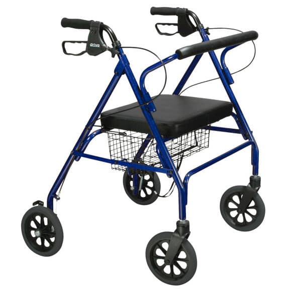 Drive Go-Lite bariatric steel rollator - Image 1