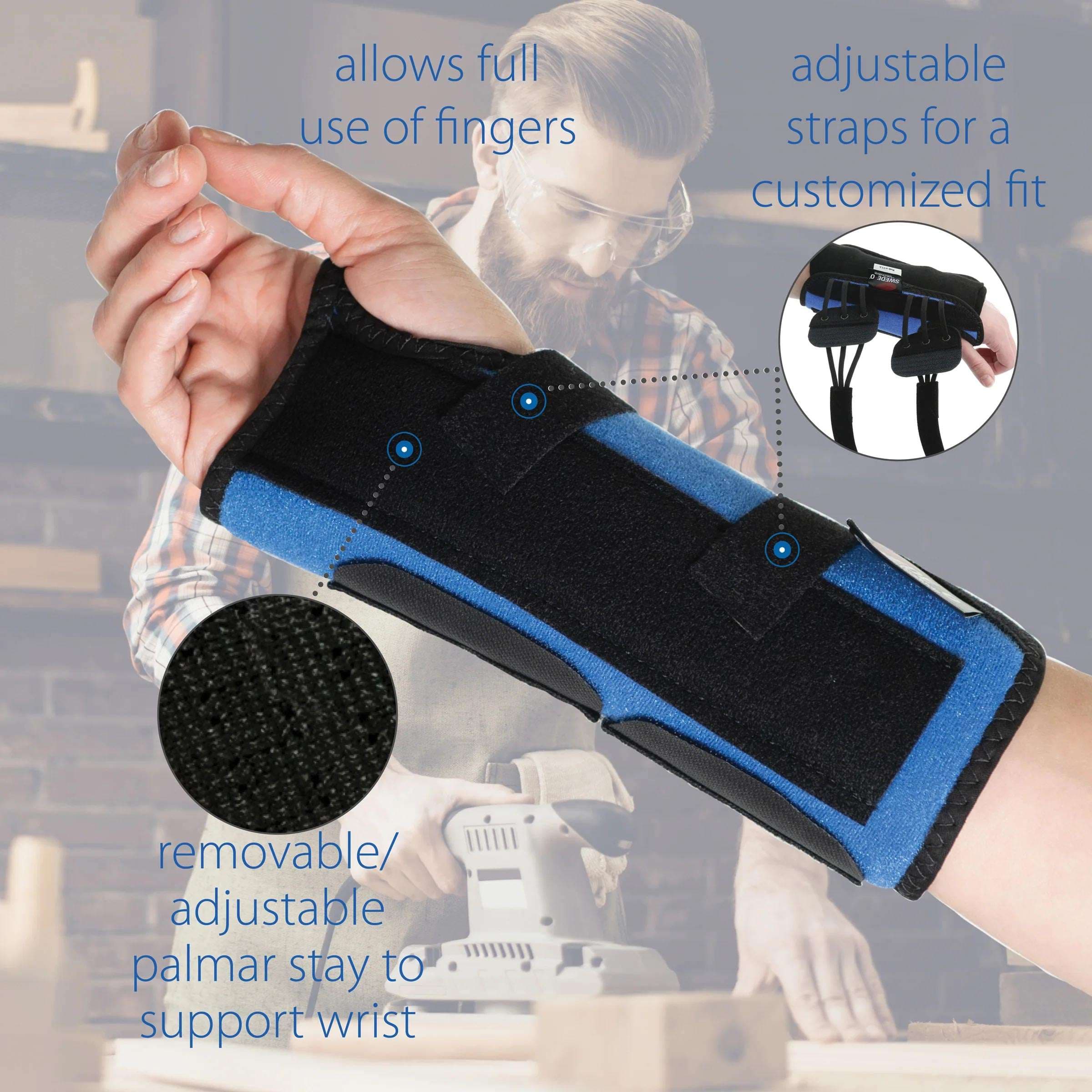 Swede-O PowerWrap Wrist Brace Universal - Image 6