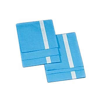 Busse Hospital Disposables General Purpose Drape Blue, 15-1/2 W x 25 L Inch - Case of 100 - Image 1