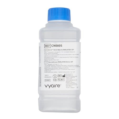 Vyaire AirLife Respiratory Therapy Solution 500 mL, Bottle - Image 1