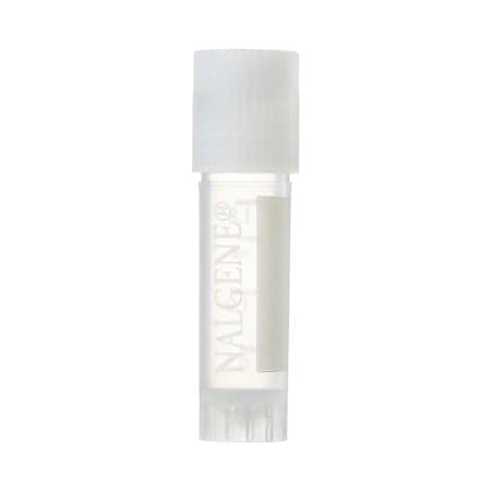 Thermo Scientific Nalgene Cryogenic Vial Plain Translucent, 47.5 mm Length, 2 mL - Case of 500 - Image 1