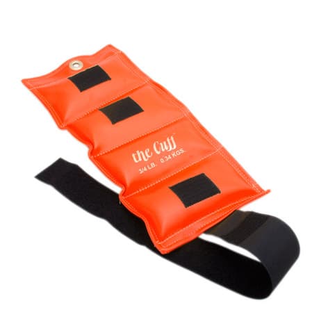 The Cuff Original Ankle and Wrist Weight, Orange, 0.75 Lbs - Image 1