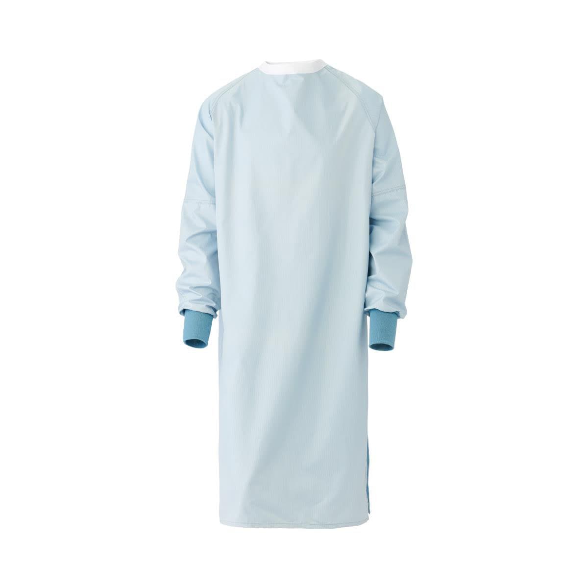 Medline Blockade Reusable Cover Gown, 2-Ply, Misty, Ties at Neck and Back, Size L - 1 Dozen - Image 1
