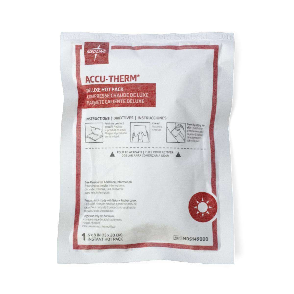 Medline Deluxe Instant Hot Pack, 6 x 8 Inch - Image 1