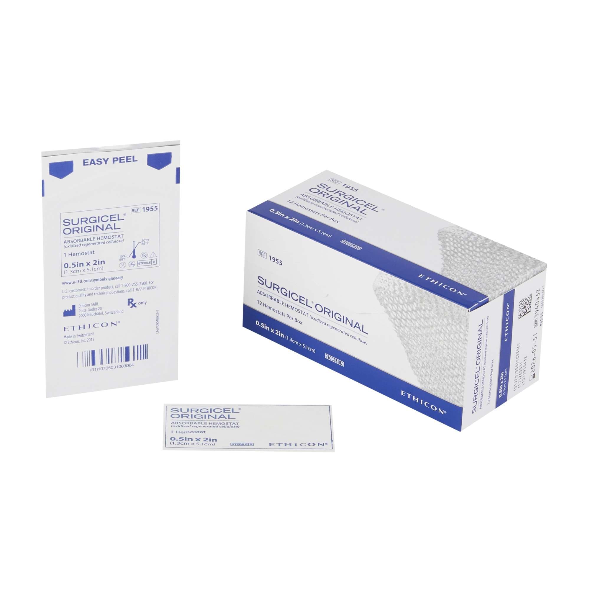 Ethicon Surgicel Original Absorbable Hemostatic Dressing