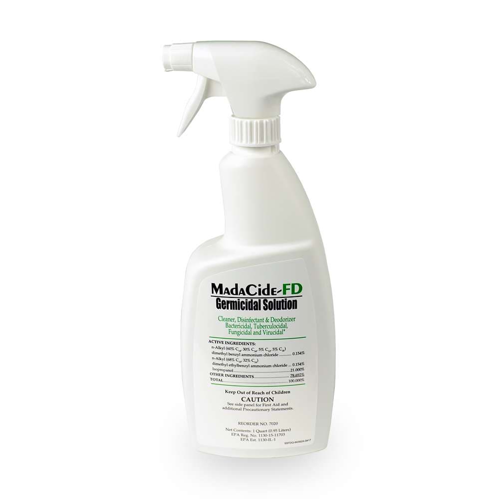 MadaCide-FD Surface Disinfectant Pump Spray Liquid Cleaner, 32 oz - Image 1
