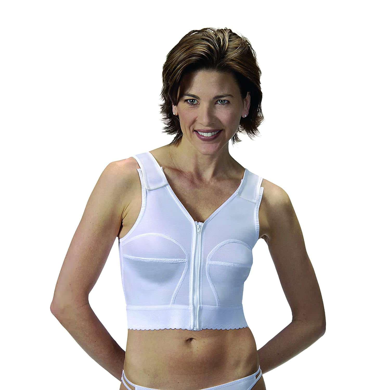 Jobst Surgical Vest with Left Cup, White, Size 3 - Image 1