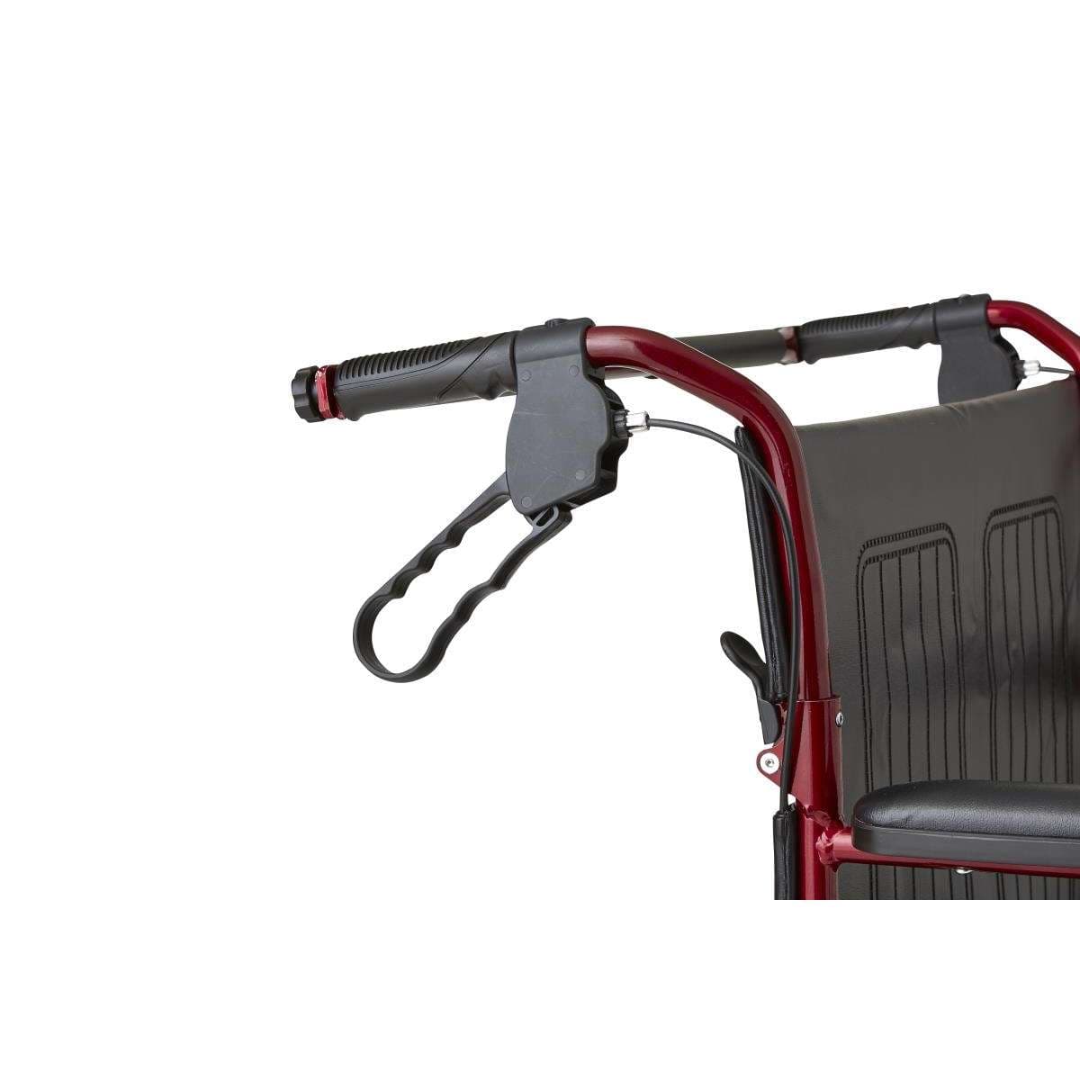 Medline Freedom Plus Lightweight Bariatric Transport Chair - Image 2