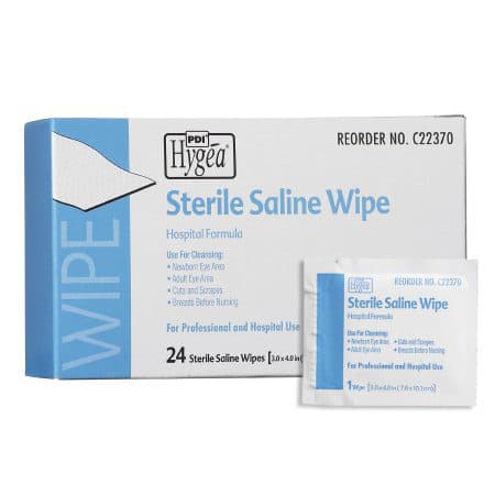 Hygea Sterile Saline Wipes - Image 1