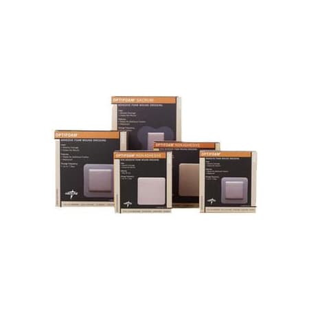 Optifoam Non Adhesive Foam Dressing, Sterile, 6 x 6 Inch - Box of 10 - Image 1