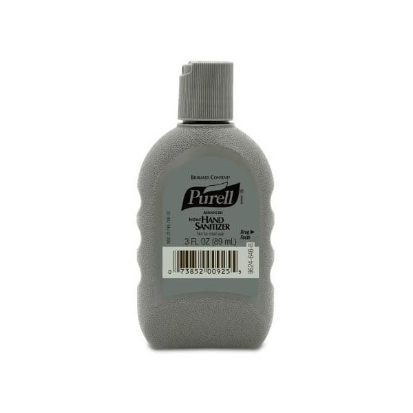 Purell Advanced Hand Sanitizer Bio-based Gel, Military Bottle, 3 oz - Case of 24 - Image 1