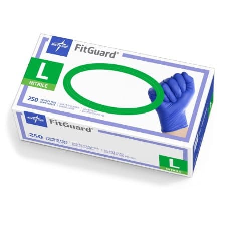 Medline FitGuard Nitrile Powder Free Exam Gloves - Image 4