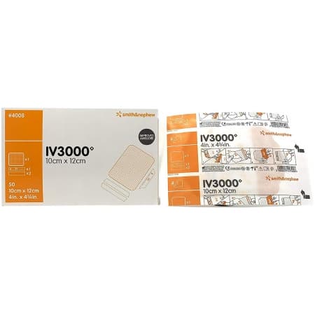 IV3000 Non-Ported IV Specialty Film Dressing, 6 x 7 cm - Box of 100 - Image 1