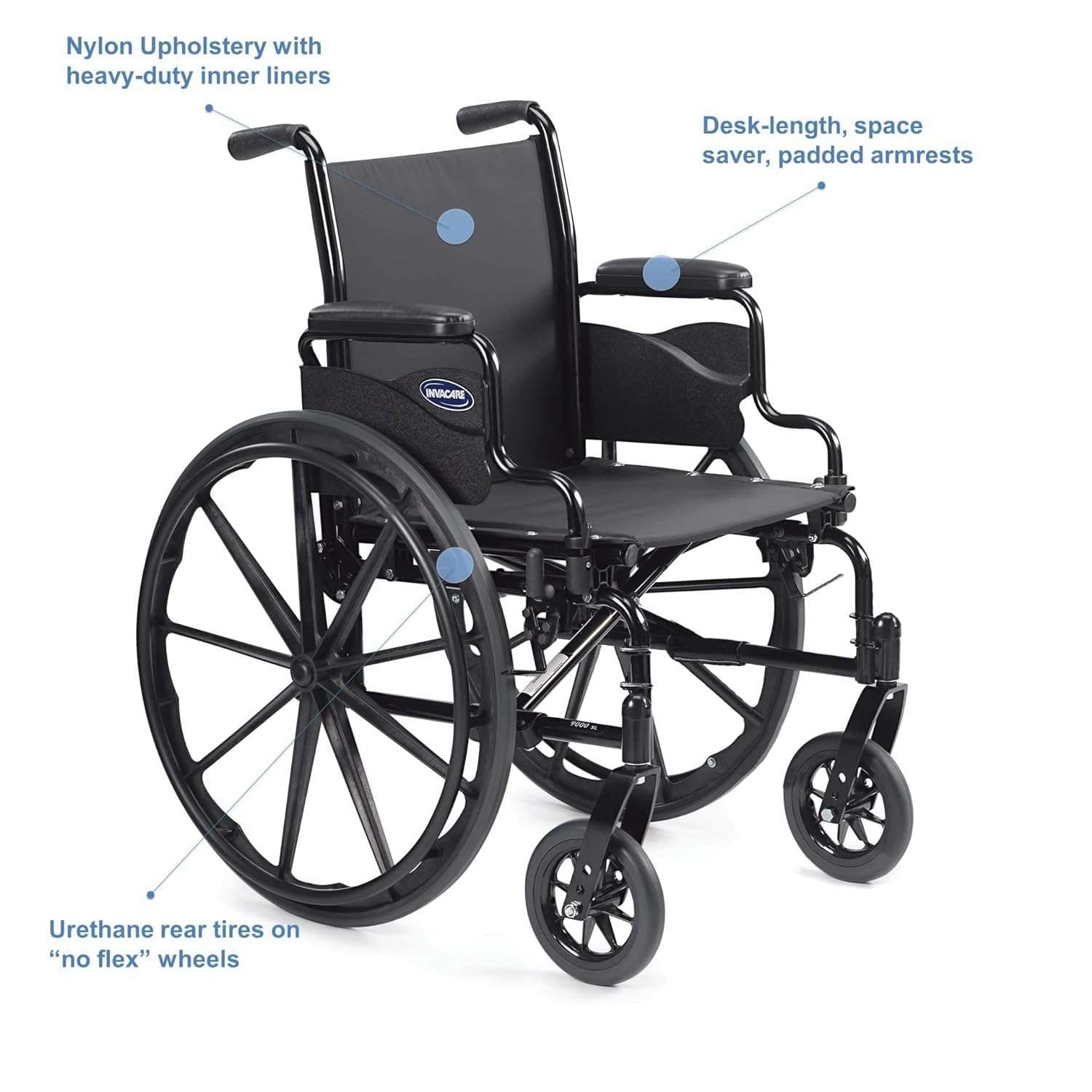 Invacare IVC 9000 SL Manual Wheelchair -Quick Ship - Image 2