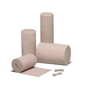 Contex LF Standard Elastic Bandage, Clip Detached, Tan, 4 Inch x 10 Yard, NonSterile - Box of 6 - Image 1
