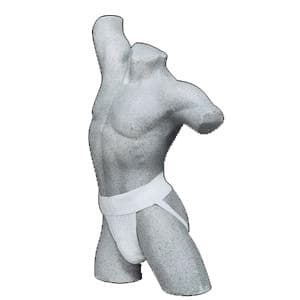 Leader Athletic Supporter, White, Medium - Image 1