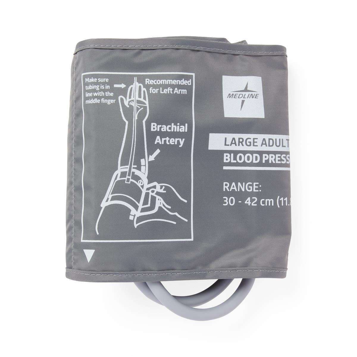 Medline Adult Digital Blood Pressure Monitor Cuff, Large - Image 1