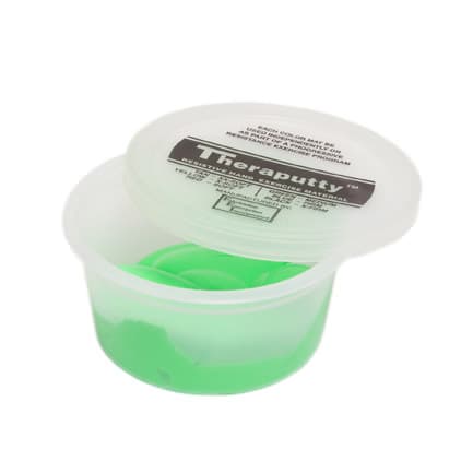 Theraputty Standard Exercise Putty, 3 Oz, Green, Medium - Image 1