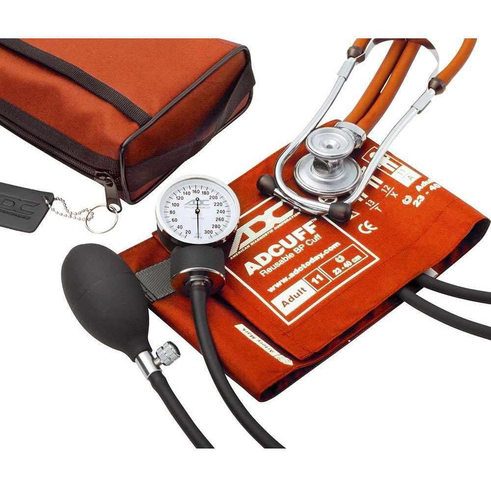 ADC Pro's Combo II SR Pocket Aneroid & Sprague Kit, Orange, Adult - Image 1