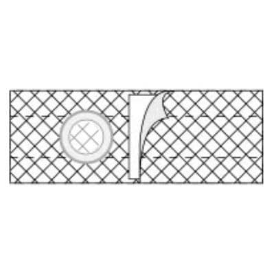Nu-Hope Nu-Form 5" Ostomy Support Belt, 2-7/8 x 3-3/8" White, X-Large - Each - Image 1