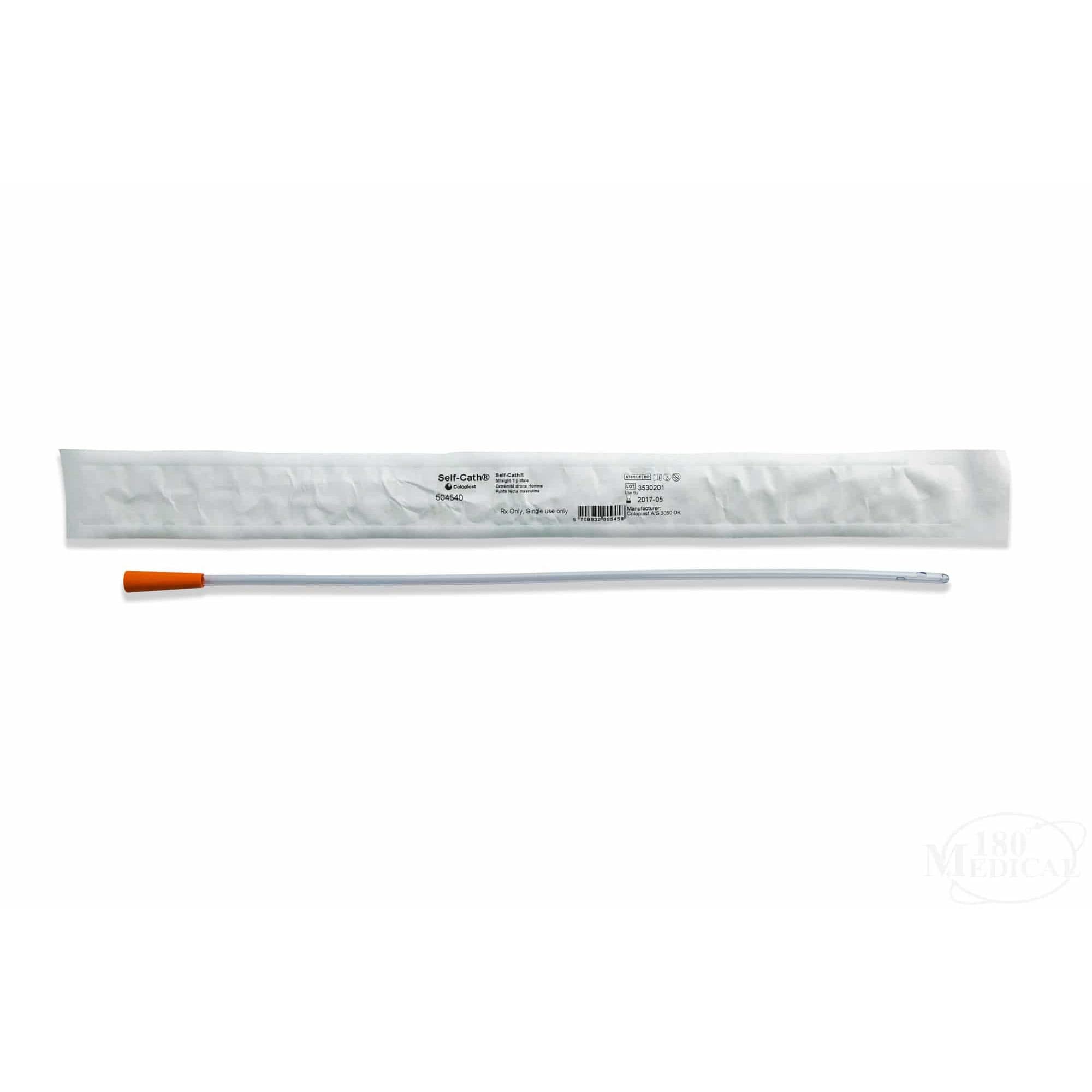 SpeediCath Uncoated PVC Male Intermittent Catheter, 16 Fr, 16" - Case of 360 - Image 1