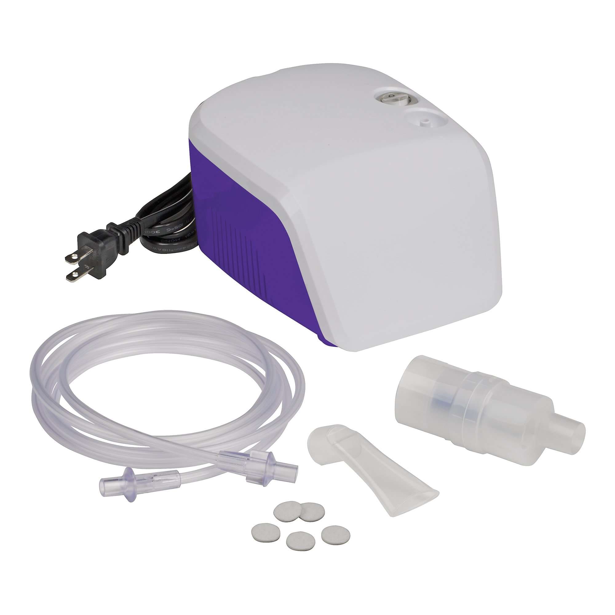 Veridian Nebulizer Compressor, Medium Volume Medication Bottle Adult Mouthpiece Delivery - Image 3