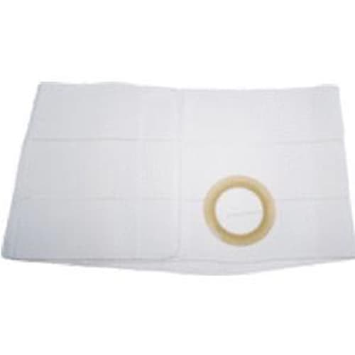 Nu-Hope 9" Regular Elastic Flat Panel Ostomy Support Belt, 2-5/8" White, X-Large - Each - Image 1