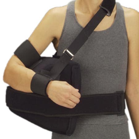 Deroyal Shoulder Abduction Pillow with Straps Medium, Right-Left, Blue - Each - Image 1