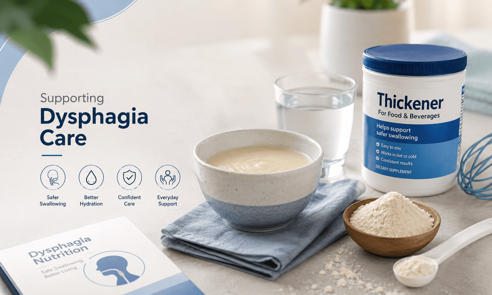 Understanding Food & Drink Thickeners for Dysphagia Care