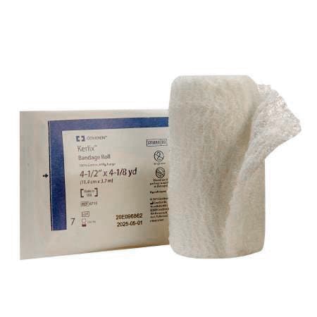 Kerlix 100% Cotton Sterile Bandage Rolls, 4-1/2 Inch x 4.1 Yard, Sterile - Each - Image 1