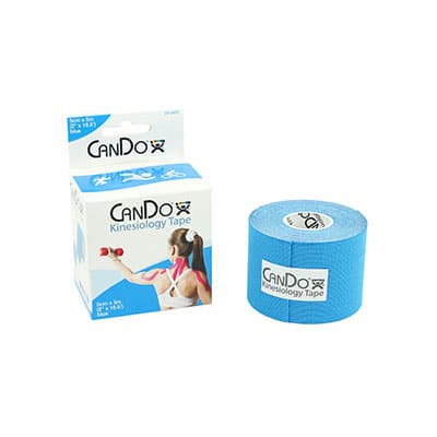 CanDo Kinesiology Tape, 2 Inch x 16.5 feet, Blue - Case of 10 - Image 1